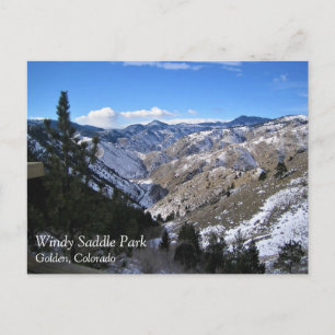 Windy Saddle Park, Golden, Colorado Vykort
