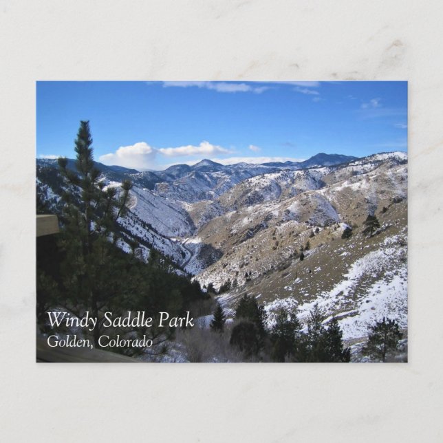Windy Saddle Park, Golden, Colorado Vykort (Framsida)