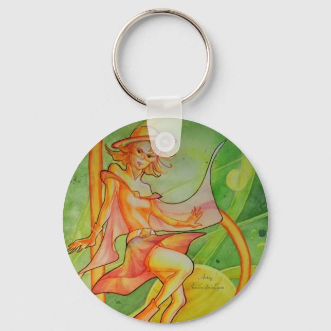 Windy Saturn Nyckelring (Framsida)