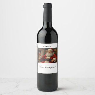 Wine Bottle Label Vinflaska Etikett