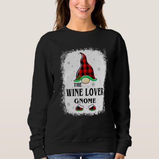 Wine  Gnome Buffalo Plaid Matching Family Xmas Paj T Shirt