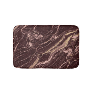 Wine Marble Pattern Refined Contemporary Design Badrumsmatta