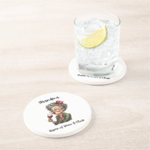 Wine O'Clock Drottning Mormor Coaster