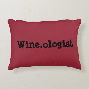 Wine.ologist-citationsteckenbrytningen kudder prydnadskudde