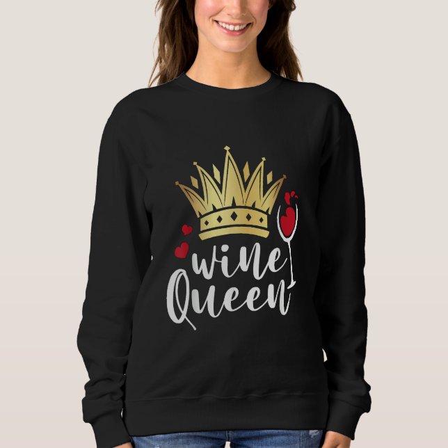 Wine Queen T Shirt (Framsida)