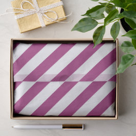Wine Red and White Striped
