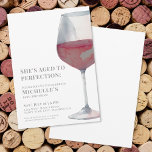 Wine Simple Sextio 60-årsfirande Inbjudningar<br><div class="desc">Elegant rödvin Enkel födelsedagsinbjudan.</div>