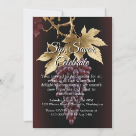 Wine Tasting Invitation Inbjudningar