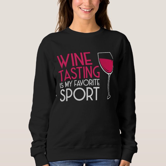 Wine Tasting Sport Drinking  Drinker Sayings Graph T Shirt (Framsida)