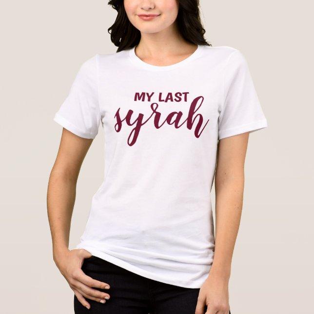 Wine-themed Bachelorette Party Group T Shirt (Framsida)