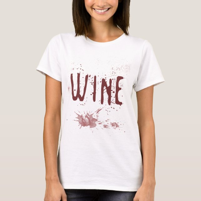 Wine Ver. 2 Tee Shirt (Framsida)
