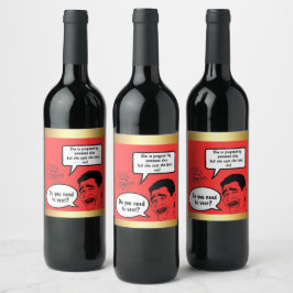 Wine & Whine: Custom Labels for Your Drama-Filled Vinflaska Etikett