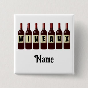 Wineaux Red Vin Flaskor har anpassat sig Knapp