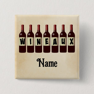 Wineaux Red Vin Flaskor har anpassat sig Knapp