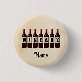 Wineaux Red Vin Flaskor har anpassat sig Knapp