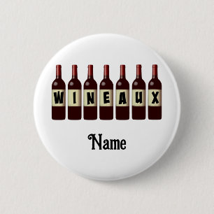Wineaux Red Vin Flaskor har anpassat sig Knapp