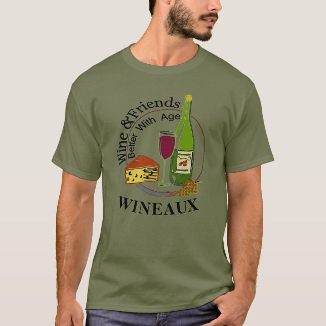 Wineaux T Shirt (Framsida)