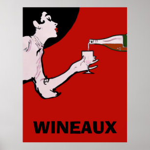 Wineaux Vintage Dam Poster