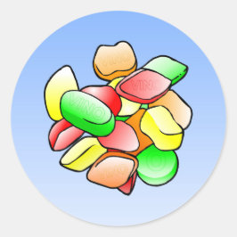 Winegum Classic Rund Klistermärke