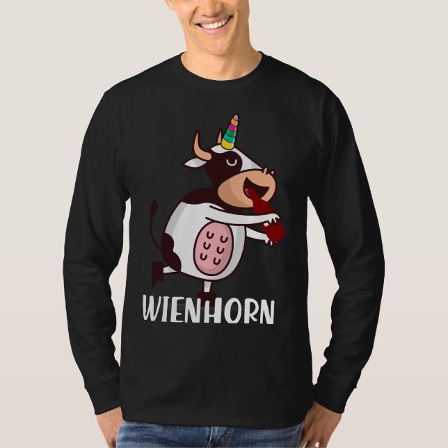Winehorn Weinhorn T Shirt (Framsida)