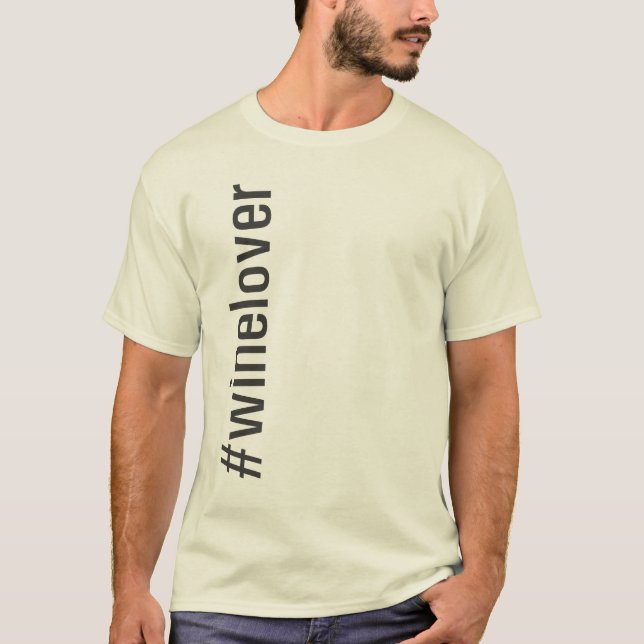 #wineloverlodrät tee shirt (Framsida)