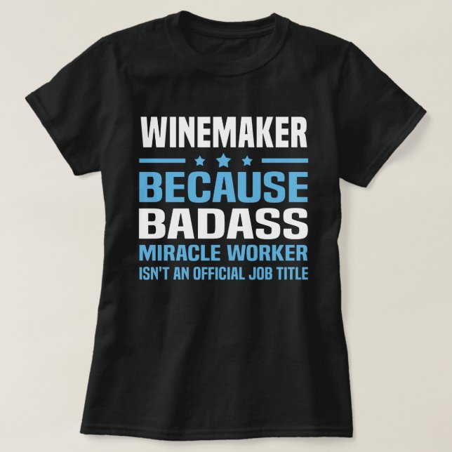 Winemaker T Shirt (Design framsida)