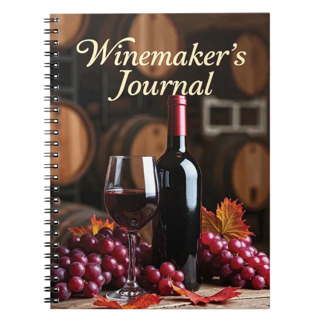 Winemaking Recipes Anteckningsbok (Framsidan)