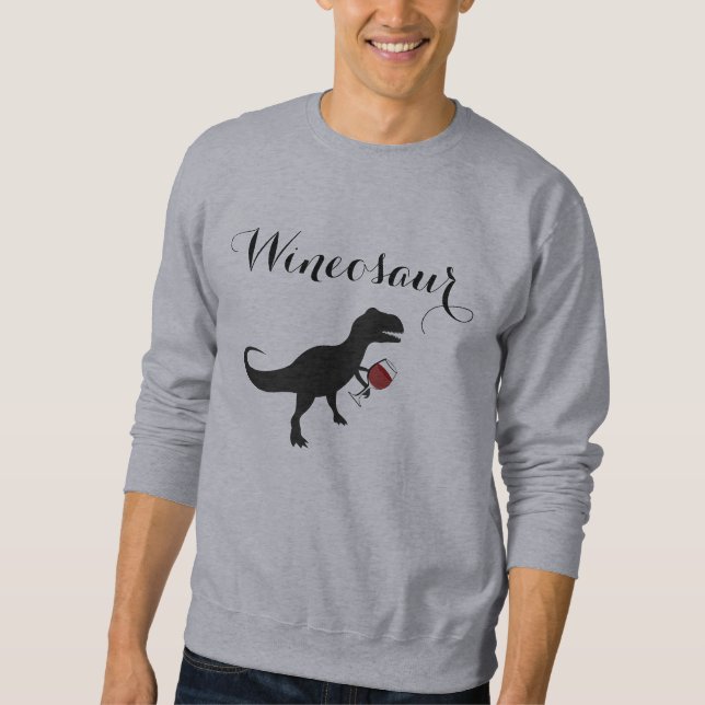 Wineosaur tröja långärmad tröja (Framsida)