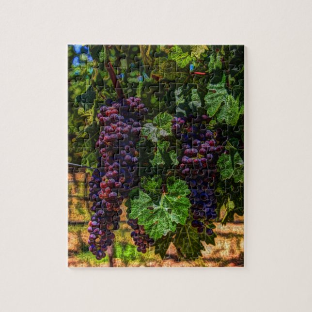 Winery Grapevine sony tuscany vineyard druvor Pussel (Vertikal)