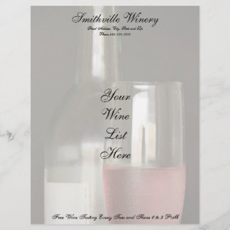 Winery Letterhead Brevhuvud