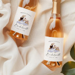 Winery Picnic Cottage Bachelorette Helg Vinetikett<br><div class="desc">Den här beundransvärda bilden som inspirerats av vineriet är adorberad med ängsgräs och picknick.</div>
