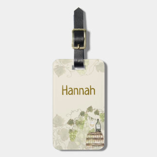 Winery Theme - Vineyard-Inspired  Luggage Tag Bagagebricka