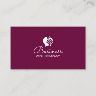 Winery Vin Company Plain Visitkort