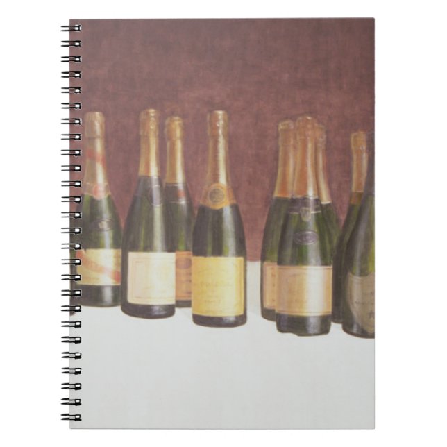 Winescape champagne 2003 anteckningsbok med spiral (Framsidan)