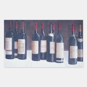 Winescape Red 2003 2 Rektangulärt Klistermärke
