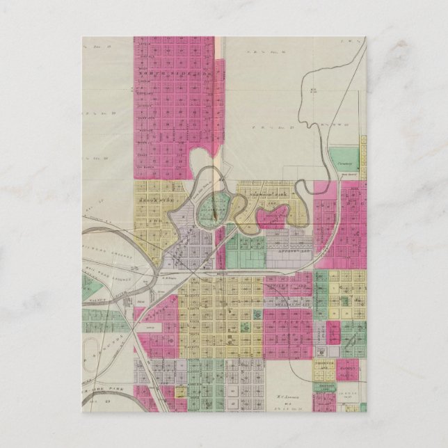 Winfield, Cowley County, Kansas Vykort (Framsida)