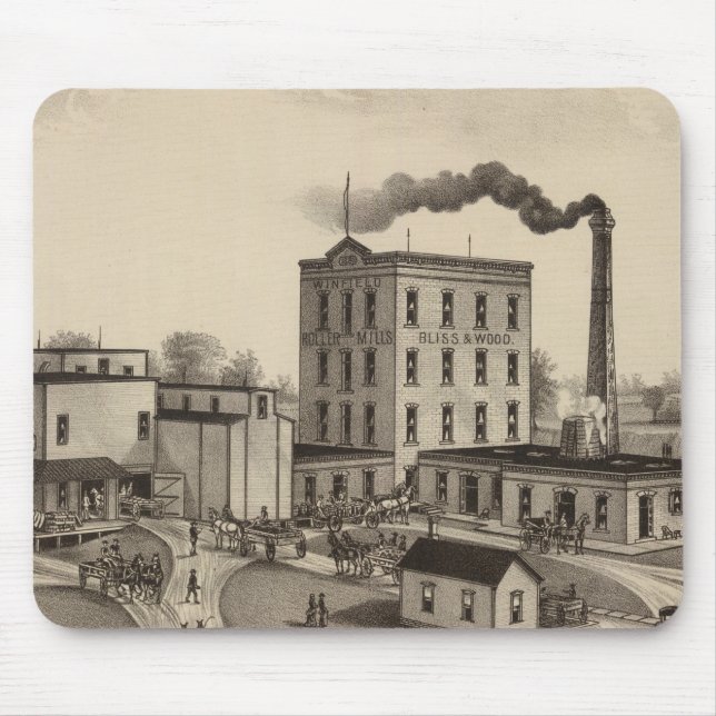 Winfield Roller Mills, Blissand Wood, Kansas Musmatta (Framsidan)