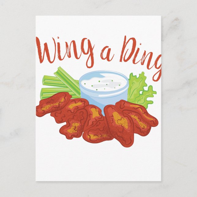Wing A Ding Vykort (Framsida)