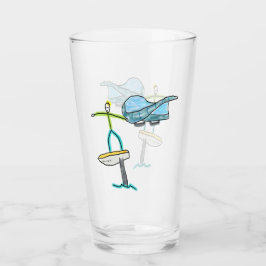 Wing Foiling Stickman Glaskopp