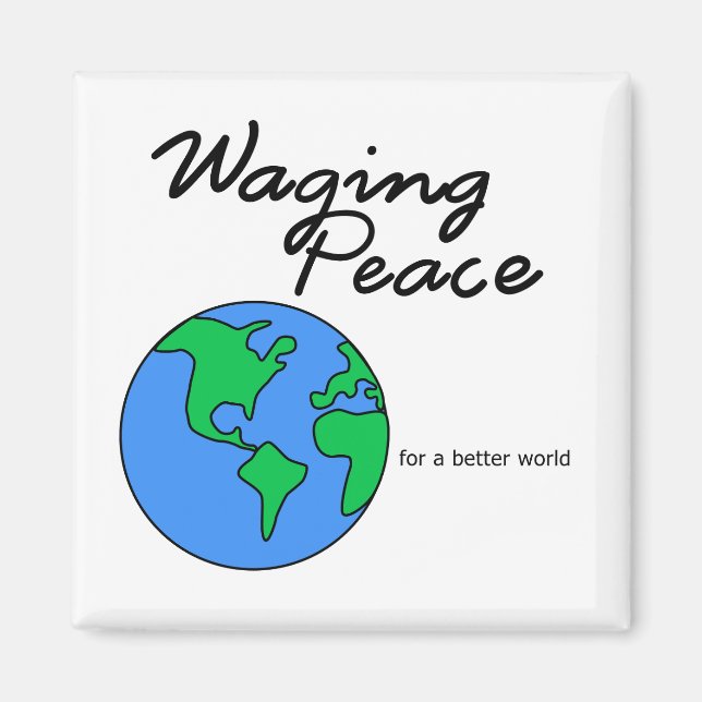 Wing Peace Earth Magnet (Framsidan)