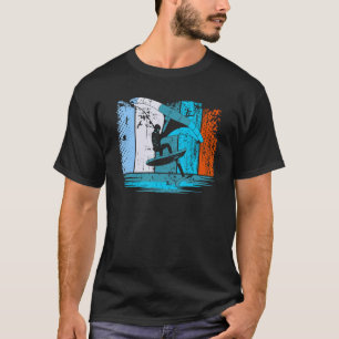 Wing Surf Wing Foil Wingsurfer Retro T Shirt