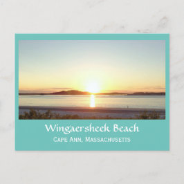 Wingaersheek Beach Sunset Vykort