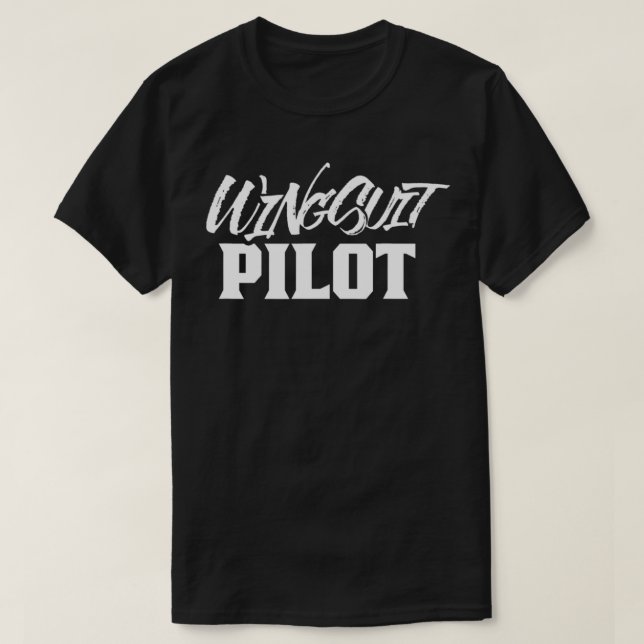Wingdräkt Flies Wingsuiting Vinge Kostym Pilot  T Shirt (Design framsida)
