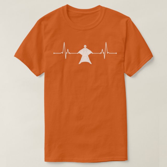 Wingdräkt vinge kostym parachutist basejumper t shirt (Design framsida)