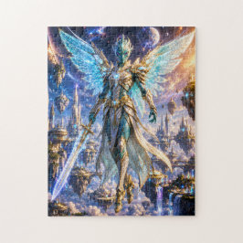 Winged Alien Warrior Puzzle Pussel