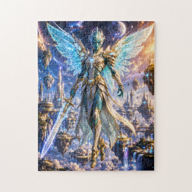Winged Alien Warrior Puzzle Pussel (Vertikal)