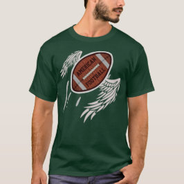 Winged American Football T-Shirt