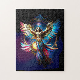Winged Angel of Liberty Fantasy Inspirational Pussel