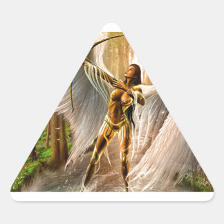 Winged Archer Triangelformat Klistermärke