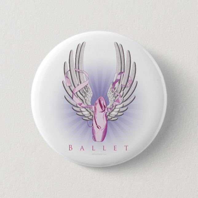Winged Ballet (Dance) Knapp (Framsida)